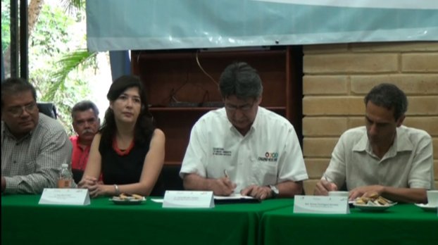 FIRMA DEL CONVENIO ENTRE LA SECRETARIA DE MEDIO AMBIENTE E HISTORIA NATURAL Y PRONATURA SUR, A.C.,